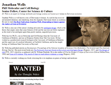 Tablet Screenshot of jonathanwells.org